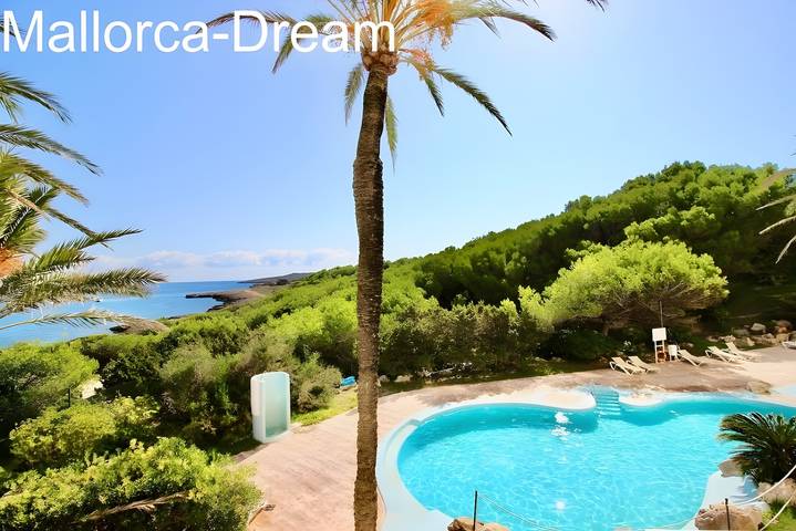 Ferienwohnung für 3 Personen, mit Balkon und Garten sowie Kinderpool in Sant Llorenç des Cardassar