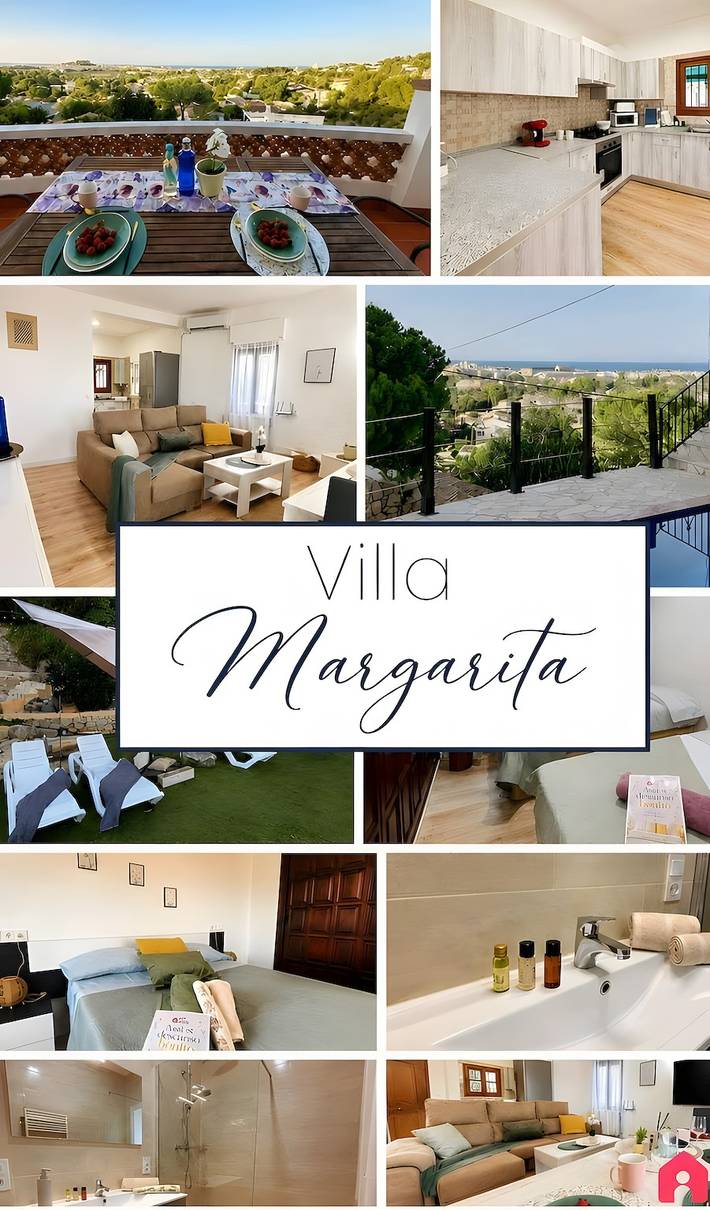 Casa de vacaciones para 6 personas, con Jardín en Dénia