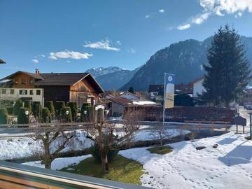 BnB für 2 Personen, mit Ausblick und Balkon in Pfronten