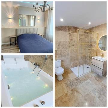 Gîte pour 2 personnes, avec terrasse ainsi que jacuzzi et sauna, animaux acceptés à Nesle