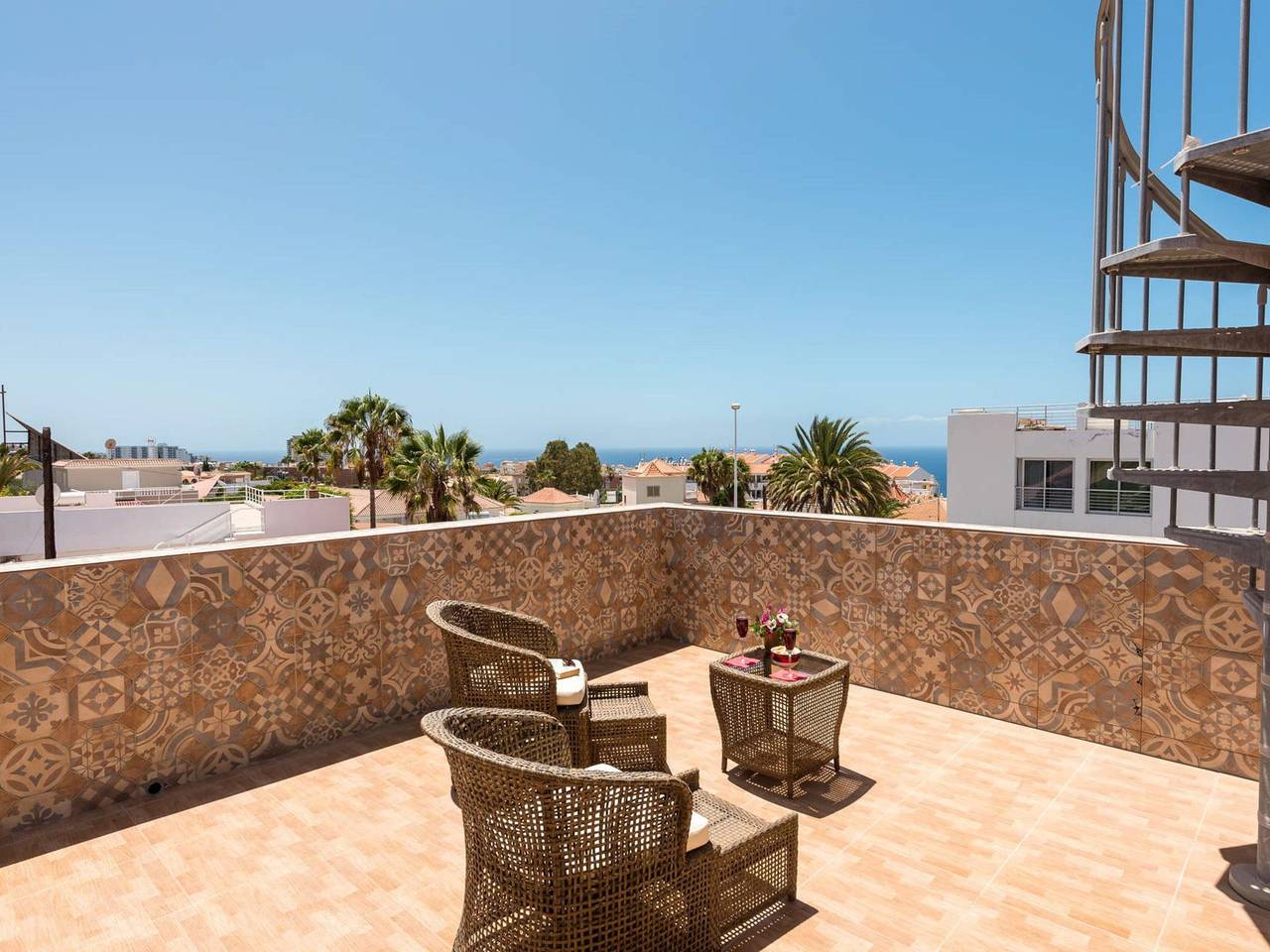 Villa Naranja mit beheiztem Pool und Meerblick in Callao Salvaje, Adeje