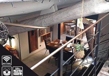 Maison d’hôte pour 2 personnes, avec vue et terrasse, animaux acceptés à Saint-Michel-d'Euzet