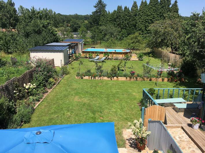 Gîte pour 4 personnes, avec piscine, animaux acceptés à Abzac