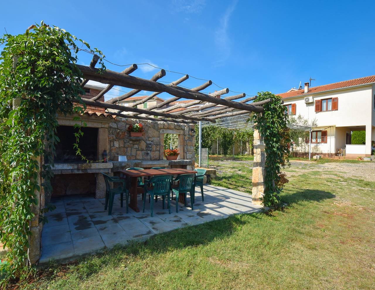 Ganze Wohnung, 1-Zimmer-Ferienwohnung mit Terrasse und Meerblick Turchic - Turčić, Krk A-19361-b in Zidarici, Krk