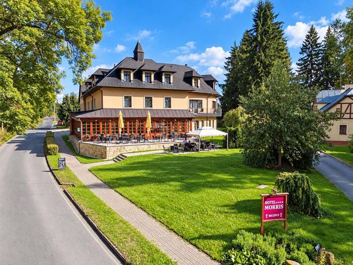 Hotel für 2 Personen, mit Terrasse und Whirlpool sowie Garten und Sauna in Marienbad