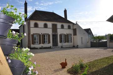 Gîte pour 4 personnes, avec jardin ainsi que sauna et vue, animaux acceptés à Vergigny