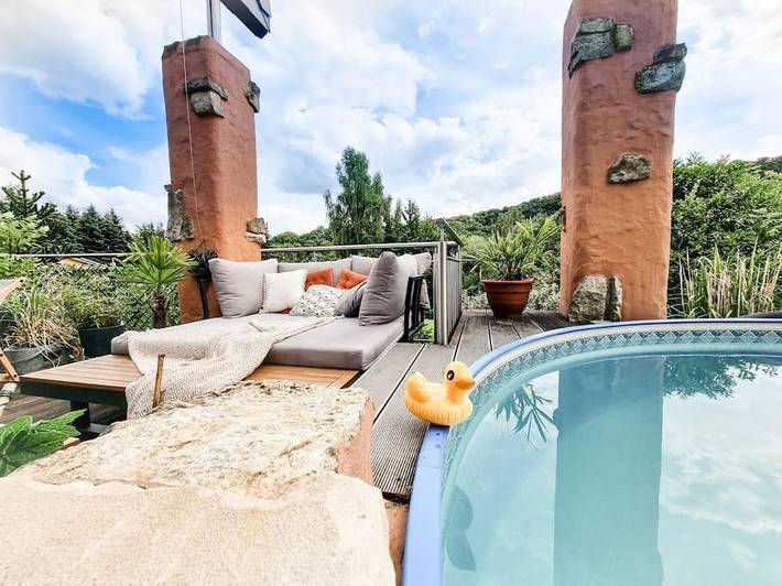 Gîte pour 4 personnes, avec terrasse et jacuzzi ainsi que sauna et piscine à Ralingen - 2