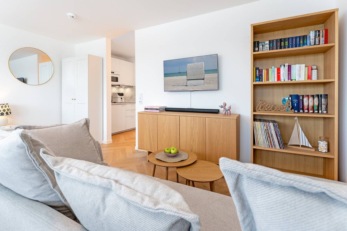 Apartamento vacacional entero, Apartamento de vacaciones para 4 personas con balcón in Scharbeutz, Distrito de Holstein Oriental