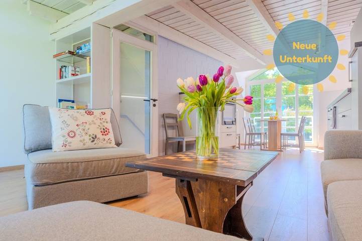 Ferienwohnung für 4 Personen, mit Seeblick und Garten sowie Ausblick - 1