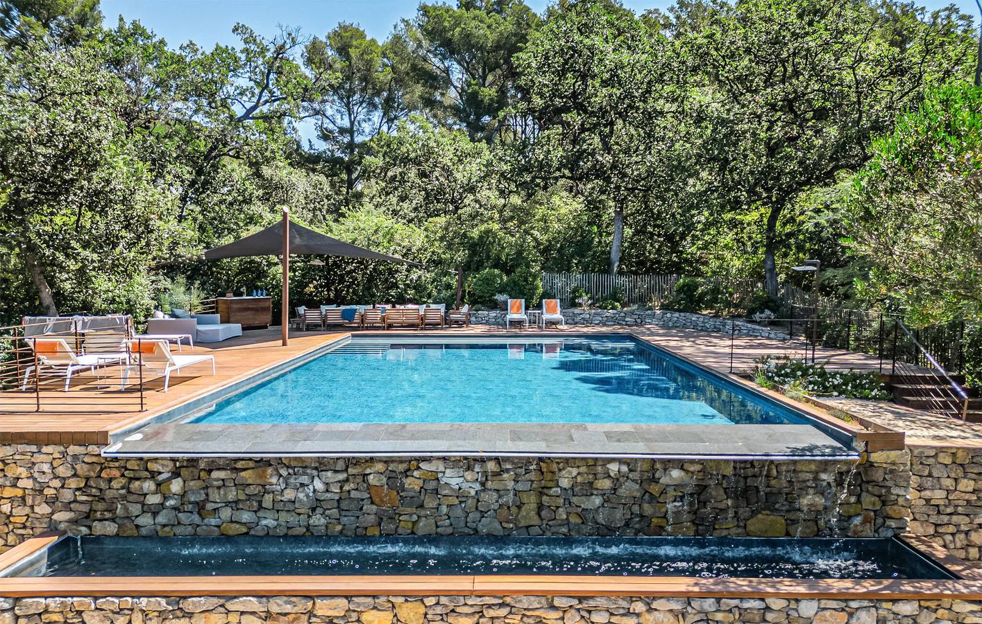 Apartment mit Meerblick, Pool und Parkplatz | 500m zum Strand in Le Pradet, Parc national Port-Cros