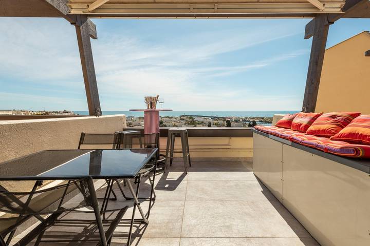 Gîte pour 4 personnes, avec jardin et terrasse, animaux acceptés dans Cap d'Agde naturiste - 2