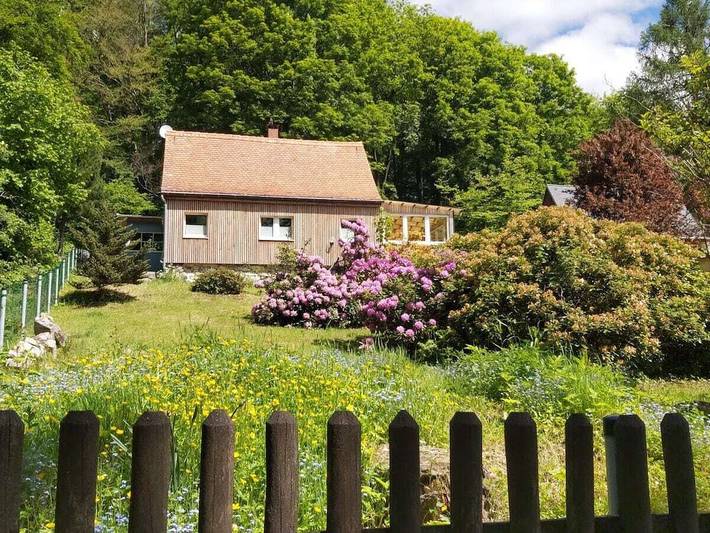 Ferienhaus für 4 Personen, mit Terrasse und Ausblick in Oybin
