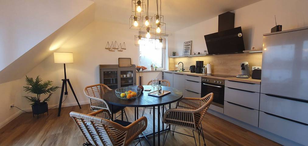 Ferienwohnung für 5 Personen, mit Ausblick und Balkon