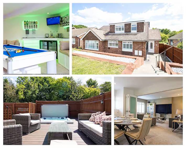 Holiday rental for 10 people, with Terrace and Garden in Hastings