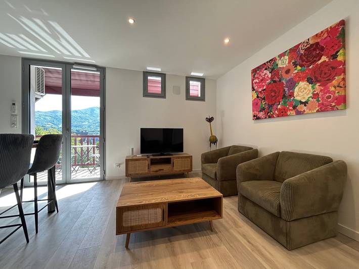Apartamento entero, Apartamento «Le Balaitous» con vistas a la montaña, Wi-Fi y aire acondicionado in Argelès-Gazost, Pirineos franceses