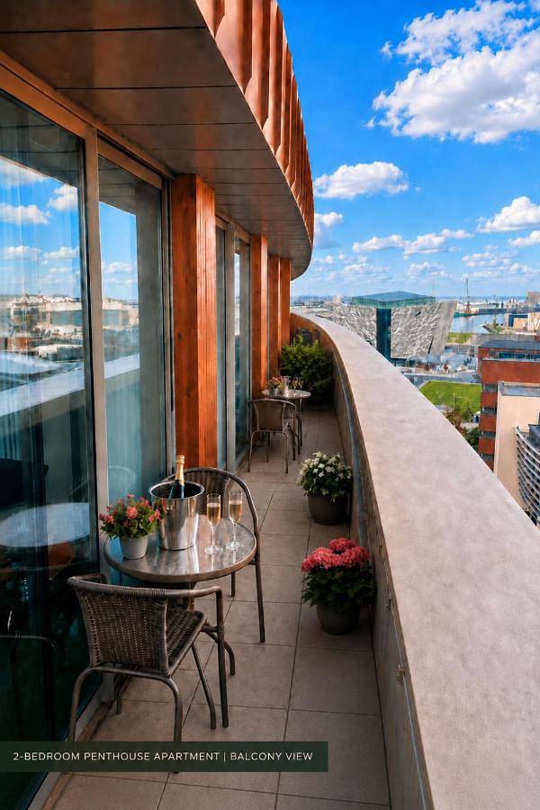 Holiday rental for 7 people, with Balcony and Terrace as well as Garden and View in Belfast