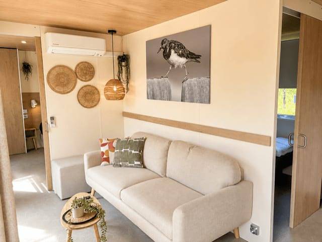 Camping für 6 Personen, mit Seeblick und Terrasse sowie Balkon/Terrasse in Ouddorp - 4