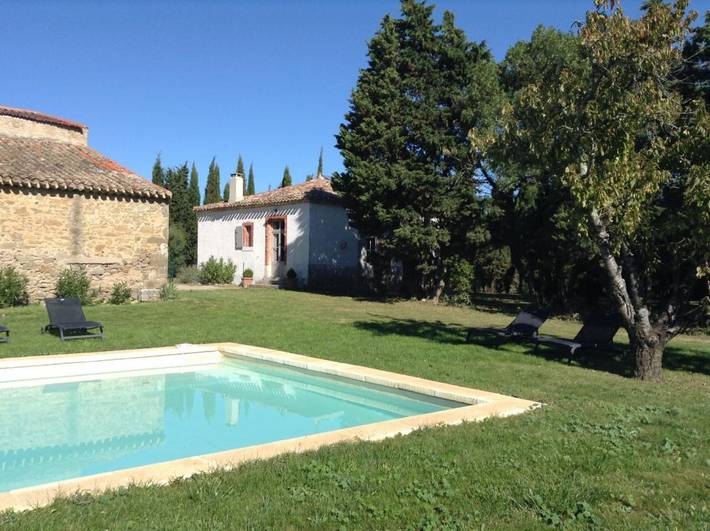 Gîte pour 4 personnes, avec piscine