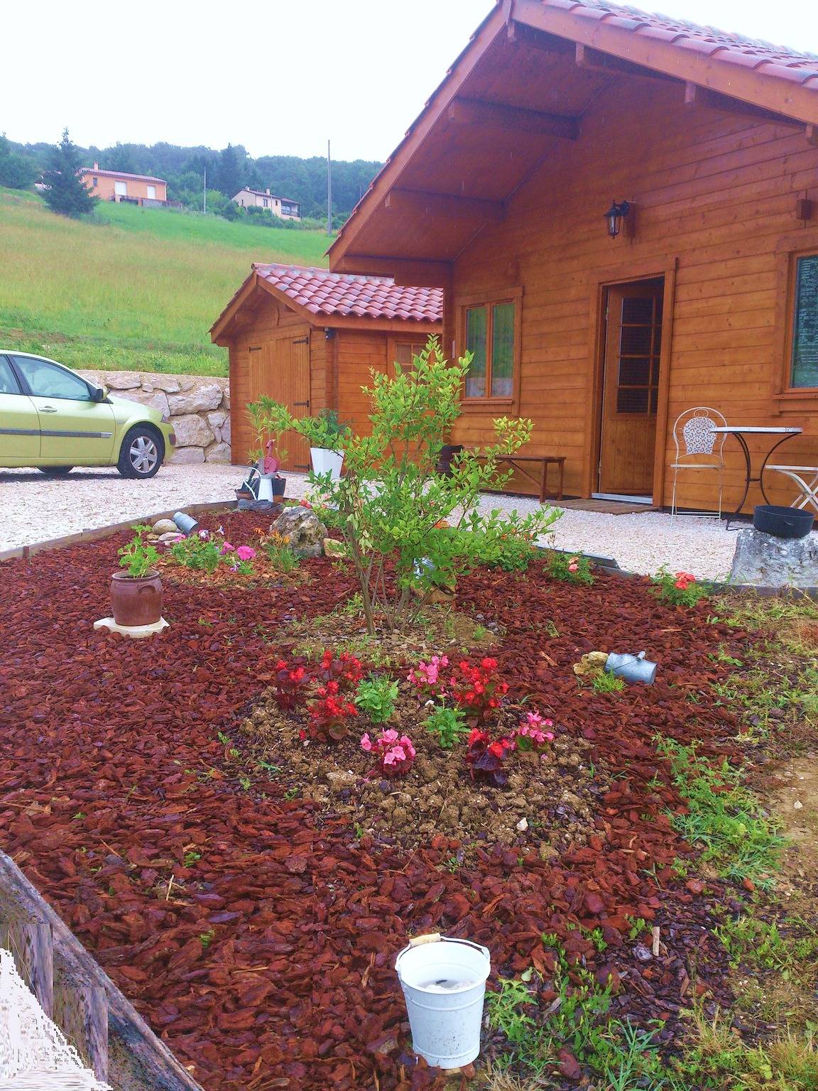 Chalet charmant à Dausse avec piscine et jardin in Dausse, Quercy
