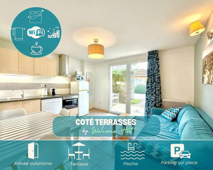 Maison de vacances pour 4 personnes, avec piscine et terrasse