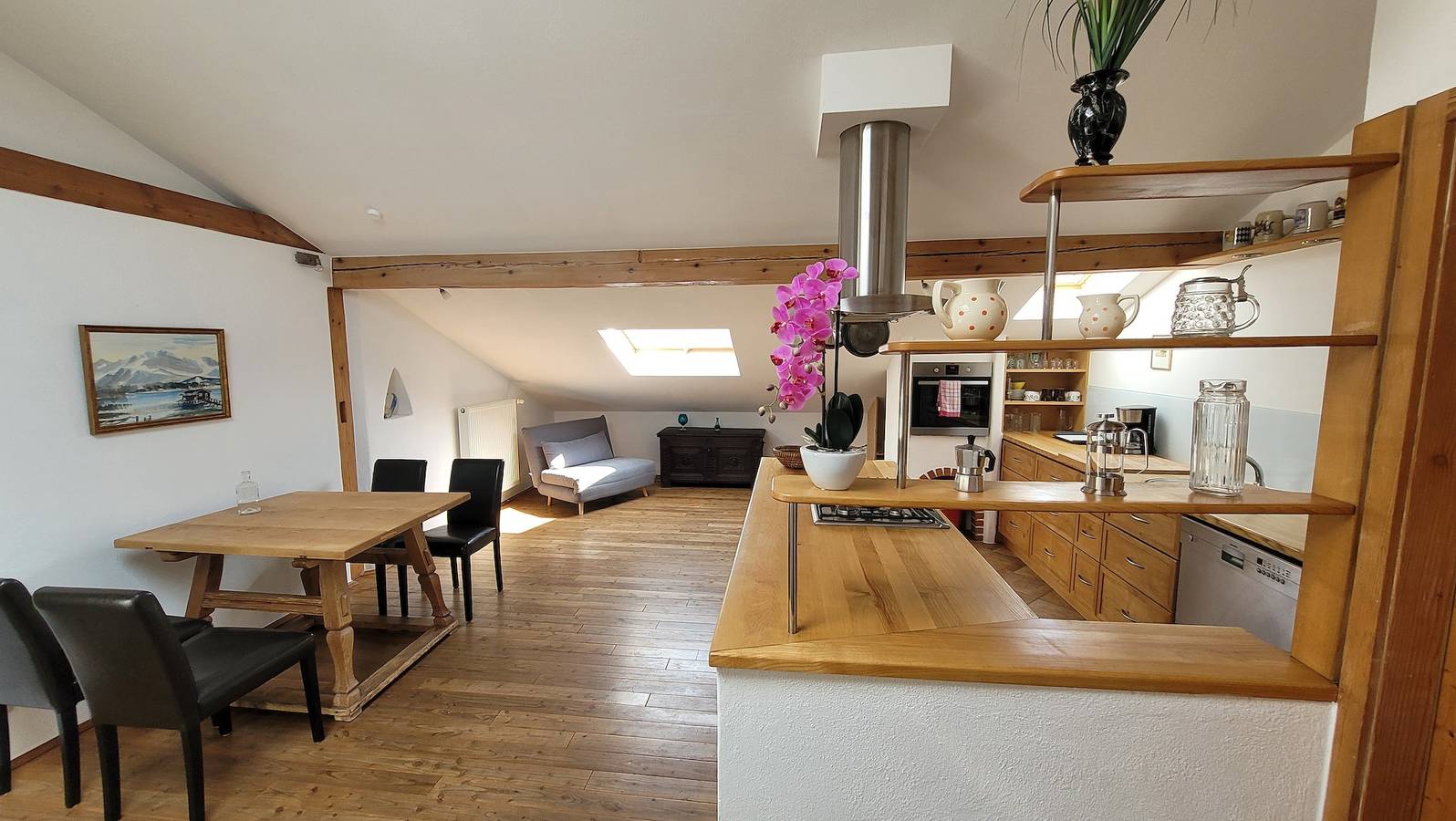 Ganze Ferienwohnung, Chiemsee-Fewo Prien - Ferienwohnung Chiemgau 45qm in Prien, Prien am Chiemsee