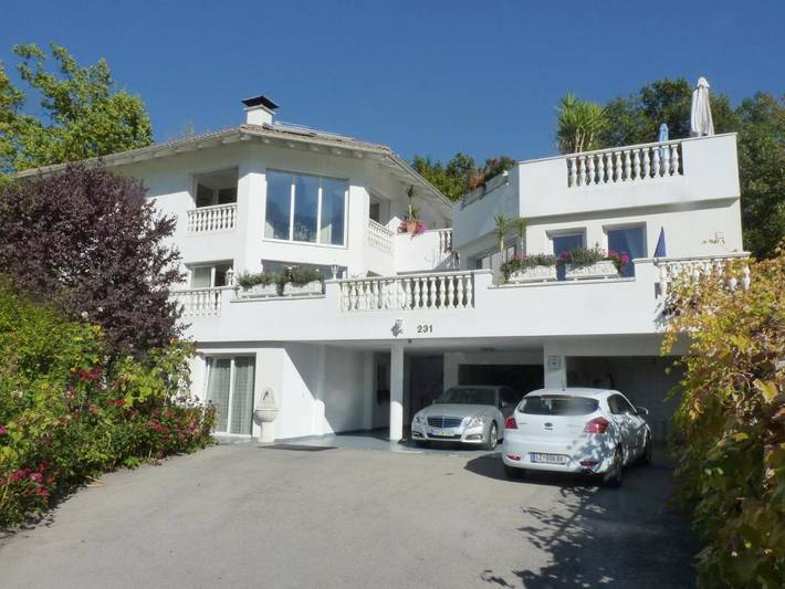 Ferienwohnung für 2 Personen, mit Terrasse und Garten sowie Ausblick