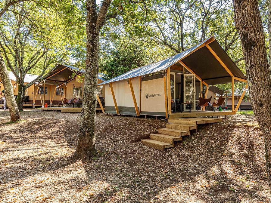 Camping Portosole - Safarizelt 5 personen - Safarizelt Bella Vista + Klima (5P) in Vrsar, Vrsar-Funtana