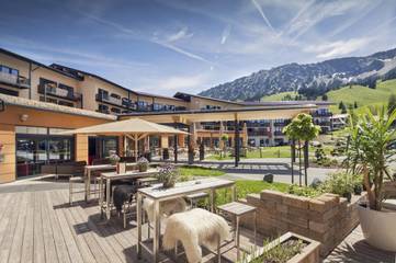 Hotel für 2 Personen, mit Sauna und Pool sowie Terrasse, mit Haustier in Oberjoch