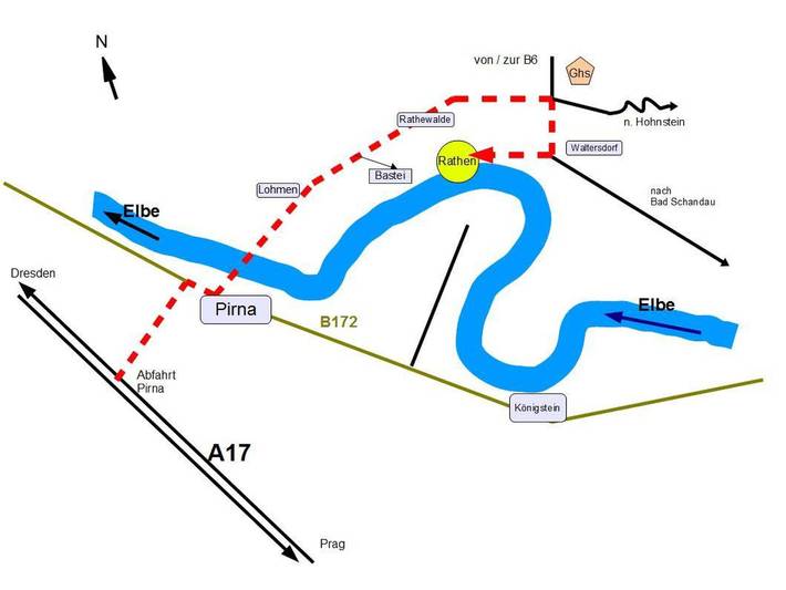 Ferienwohnung für 2 Personen, mit Terrasse in Bastei - 2