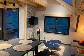 Gîte pour 2 personnes, avec vue et jardin à Viuz-en-Sallaz