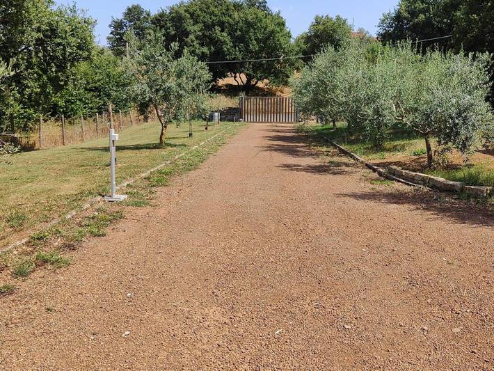 Ganze Wohnung, Apartment 'Il Melarancio Bb' mit Gemeinschaftsgarten, Wlan und Klimaanlage in Monterosi, Braccianosee