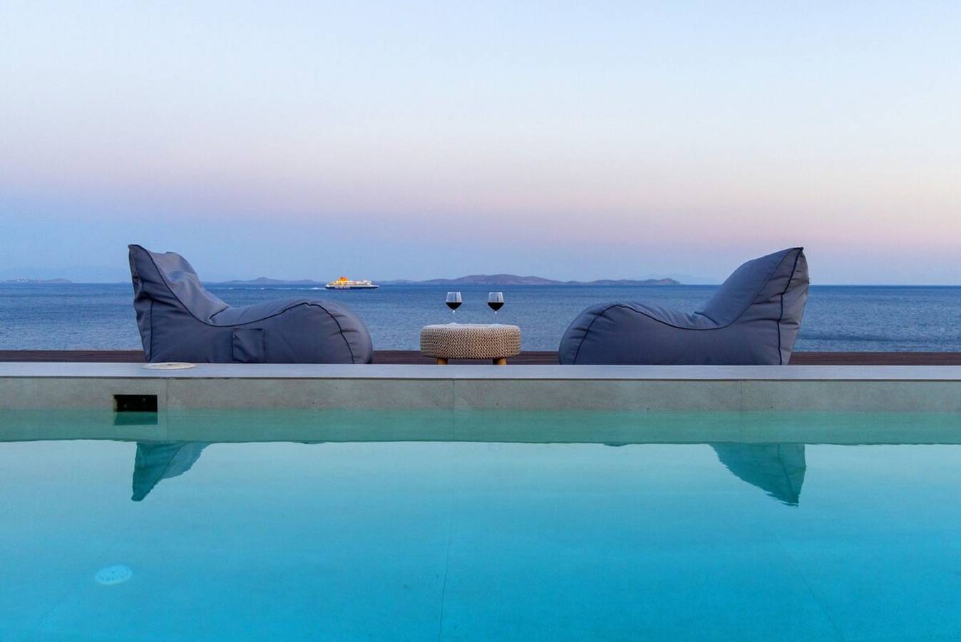 "Aegean Whispers" Sea Front Villa in Tinos in Tinos