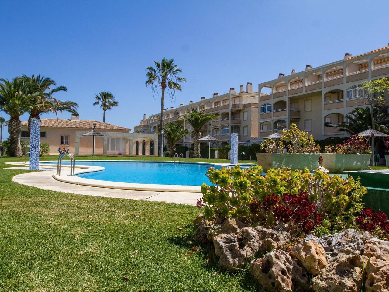 Geheel appartement, Erste Strandlinie, Wifi und Heizung in Dénia, Costa Blanca