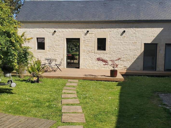 Location de vacances pour 4 personnes, avec Terrasse à Martragny