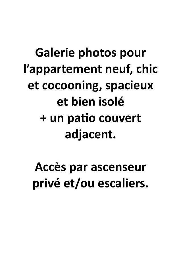 Appart T2, spacieux 62 m2, calme, lumineux + patio, accès ascenseur ou escaliers privés in Le Puy-en-Velay, Haute-Loire