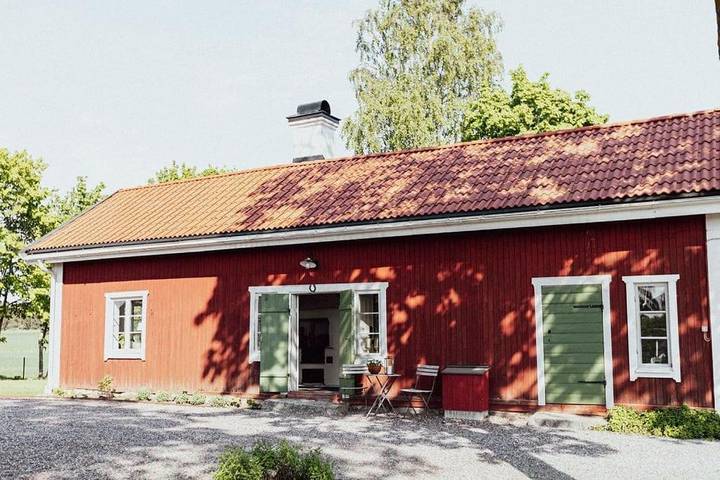 Ferienhaus für 4 Personen, mit Terrasse und Garten sowie Sauna und Ausblick