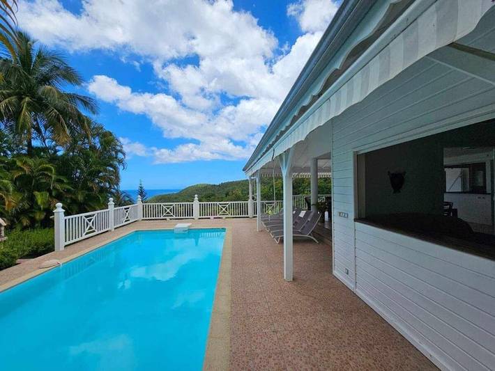 Villa pour 3 personnes, avec jardin et piscine, animaux acceptés à Deshaies - 4