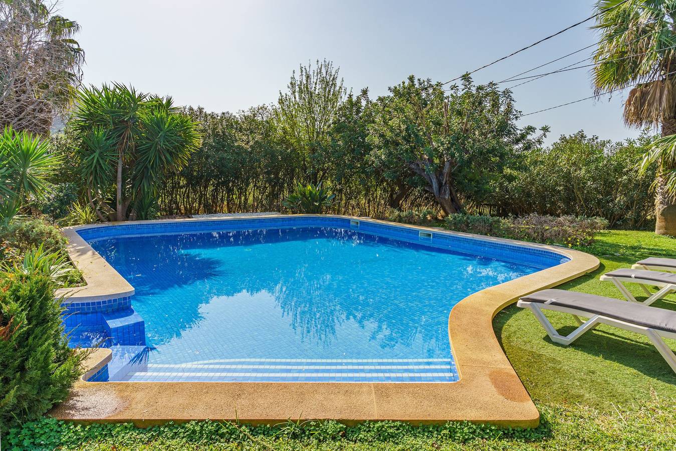 Villa “Ca Ses Nines” with Mountain View, Pool, Wi-Fi, A/C, Terrace & Garden in Andratx, West Majorca