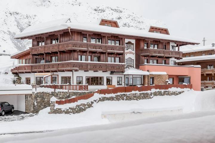 Hotel dla 2 osób, z widok i ogród oraz sauna w Obergurgl
