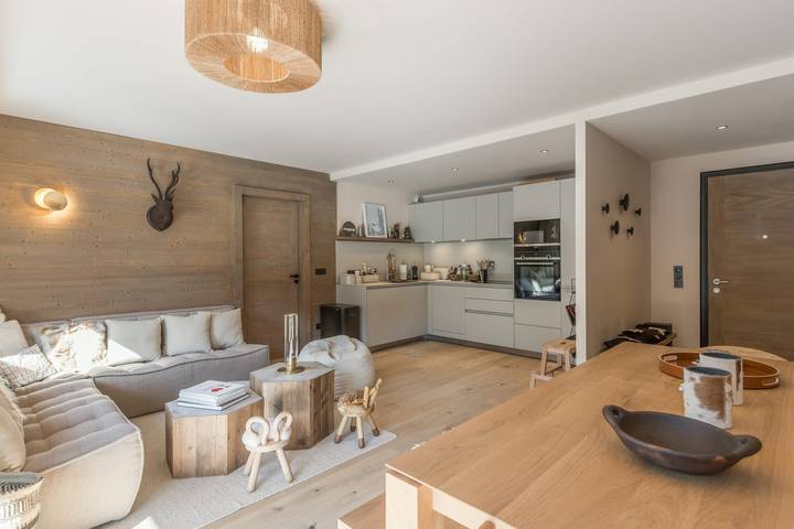 Gîte pour 6 personnes, avec balcon ainsi que sauna et piscine à Megève - 3