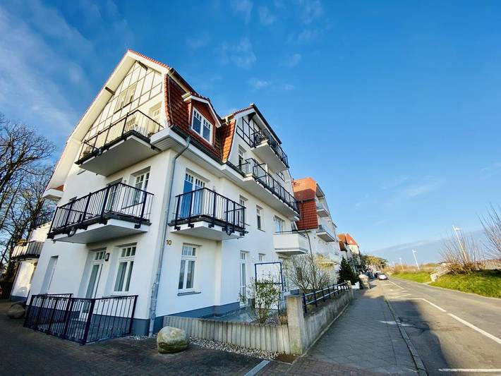 Vakantiewoning voor 3 personen, met uitzicht op zee en balkon in Warnemünde