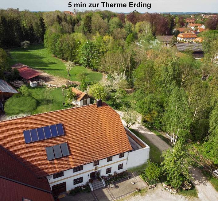 Ferienwohnung für 2 Personen, mit Ausblick und Garten in Erding - 3