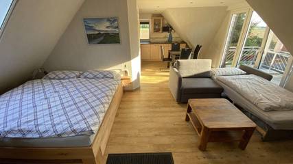 Ferienwohnung für 4 Personen, mit Ausblick und Balkon, kinderfreundlich in Neuenkirchen (Lüneburger Heide)