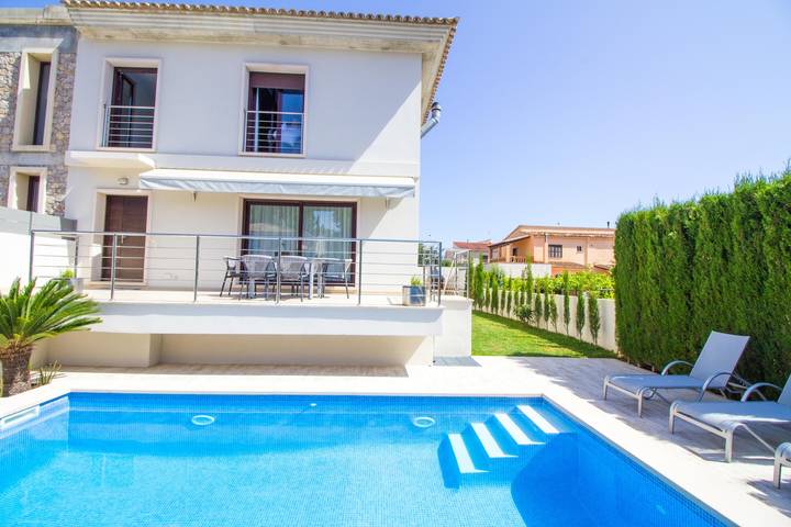 Ferienhaus für 6 Personen, mit Balkon und Terrasse sowie Garten und Pool in Son Moll - 3