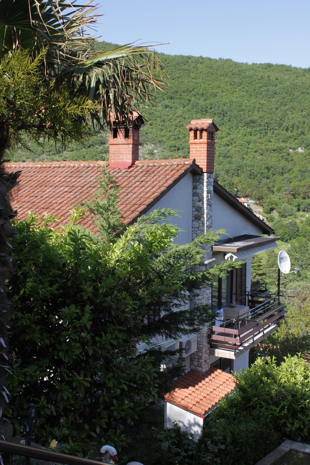 Ganze Wohnung, One bedroom apartment with terrace and sea view Mošćenička Draga, Opatija A-7746-b in Moscenicka Draga, Opatija Riviera