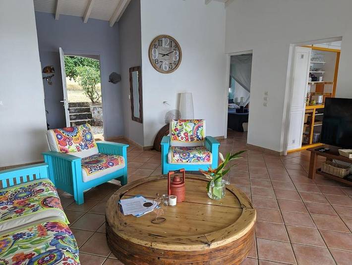 Villa pour 6 personnes, avec piscine et vue ainsi que terrasse et jardin à Deshaies - 2