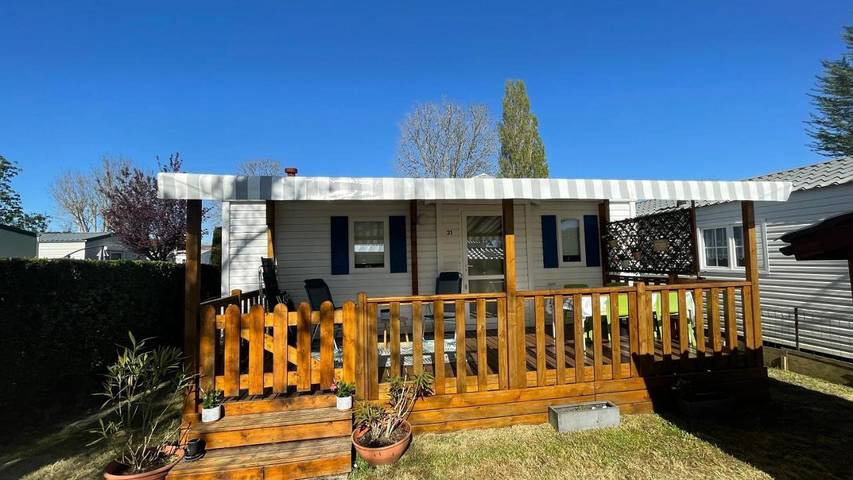 Chalet pour 5 personnes, avec piscine et jardin