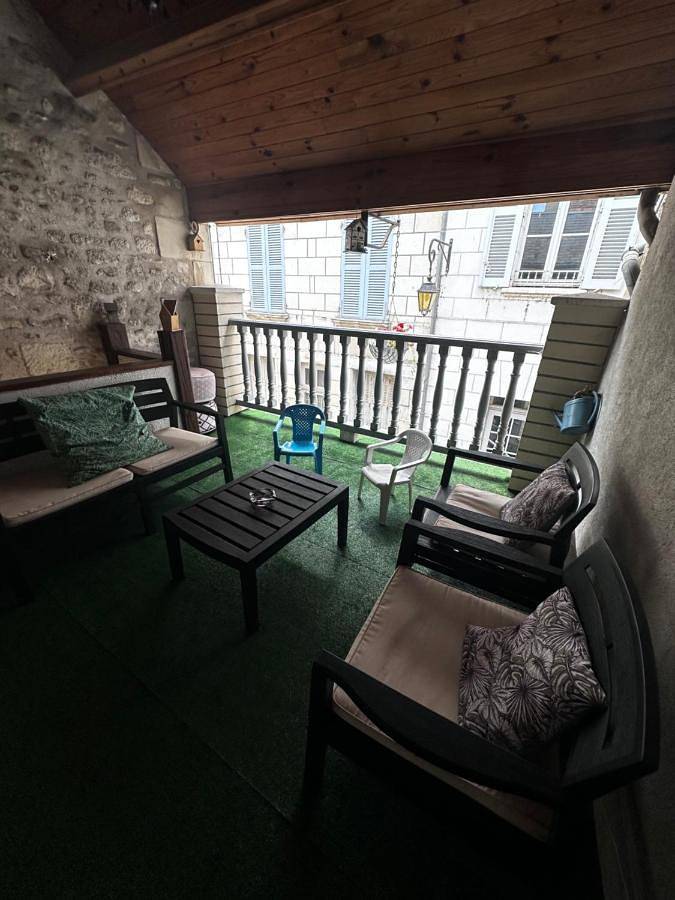 Appartement de vacances pour 6 personnes, avec Balcon ainsi que Terrasse et Vue