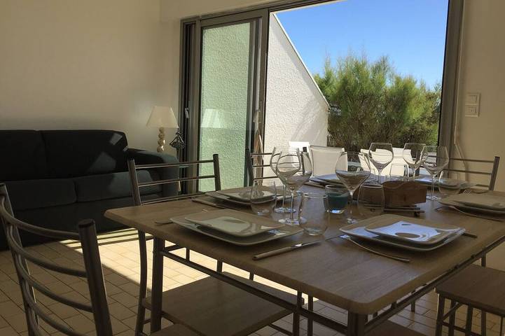 Appartement de vacances pour 6 personnes, avec terrasse et jardin