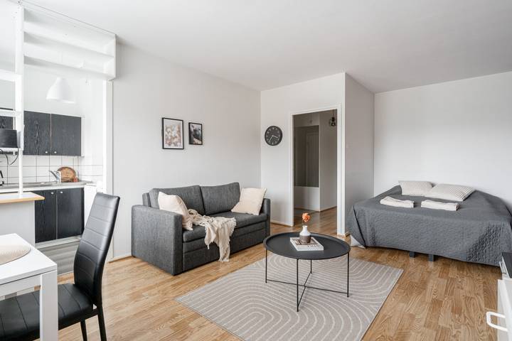 Ganze Wohnung, Comfy Studio Apt. in Prime Downtown Location in Kantakaupunki, Jyväskylä